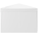 VEVOR Pop Up Canopy, 2.95 x 2.95 m Instant Canopy Portable Gazebo with 3 Sidewalls & 2 Ventilated Windows, Height Adjustable Pop-Up Outdoor Shelter Tent for Events, Patio, Backyard, Party, Parking