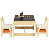 VEVOR Kids Table and Chair Set Wooden Activity Table