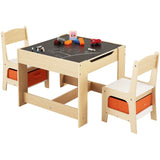 VEVOR Kids Table and Chair Set Wooden Activity Table