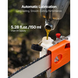VEVOR Gas Pole Saw, 43CC 2 Stroke Gas Powered Pole Saws with 25.4 cm Cutting Bar, Cordless Tree Trimmer with Rotatable Head, 2.1 to 3.6 m Extendable, Powerful Chainsaw for Tree Trimming Pruning