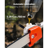 VEVOR Gas Pole Saw, 33CC 2 Stroke Gas Powered Pole Saws with 20.3 cm Cutting Bar, Cordless Tree Trimmer with 850ml Fuel Tank, 2.08 to 3.58 m  Extendable, Powerful Chainsaw for Tree Trimming Pruning