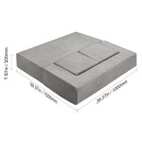 VEVOR Modular Kids Play Couch 4Pcs DIY Creative Child Sectional Sofa Dark Grey