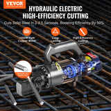 1000W Electric Hydraulic Rebar Cutter Cutting up to 3/4 Inch #6 4-20mm