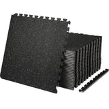 VEVOR EVA Interlocking Foam Floor Mats, 0.56 in Thickened 25 Pcs Puzzle Rubber Tiles, 24 x 24 in Exercise Floor Mat for Workout & Fitness, Heavy Duty Flooring Mats for Home, Gym, Office-100 Sq Ft