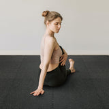 VEVOR EVA Interlocking Foam Floor Mats, 0.56 in Thickened 25 Pcs Puzzle Rubber Tiles, 24 x 24 in Exercise Floor Mat for Workout & Fitness, Heavy Duty Flooring Mats for Home, Gym, Office-100 Sq Ft