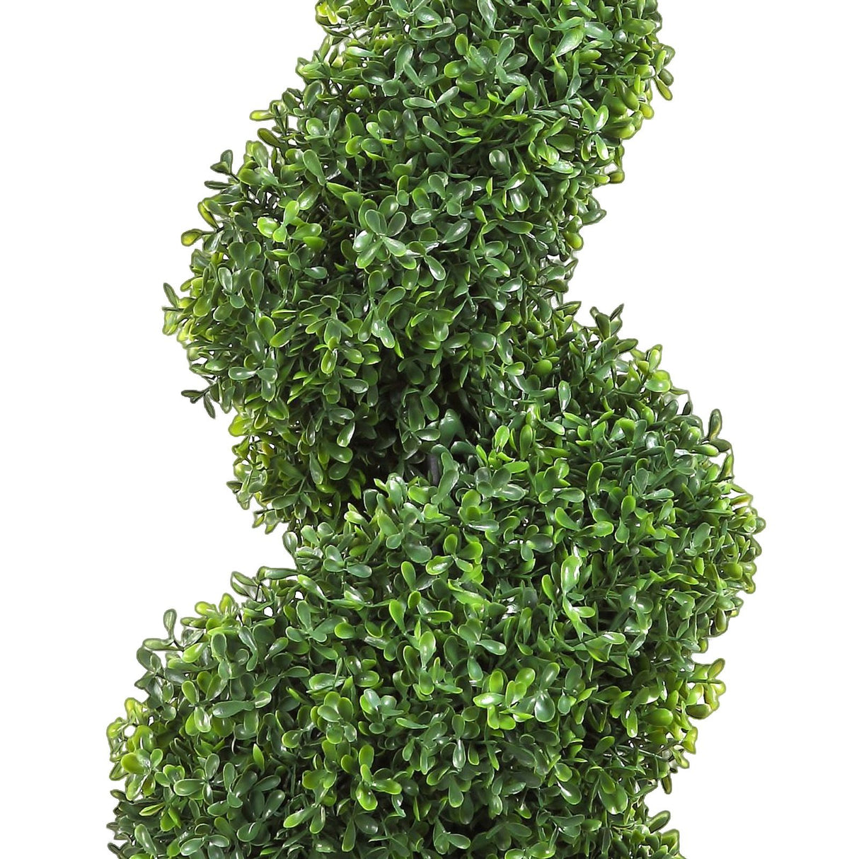 Artificial Topiaries Boxwood Trees, 10cm Tall (2 Pieces) Faux Topiary Plant Outdoor, All-year Green Feaux Plant w/ Replaceable Leaves for Decorative Indoor/Outdoor/Garden