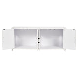 VEVOR Cat Litter Box Enclosure Wooden Litter Box Furniture Hidden 2 Rooms White
