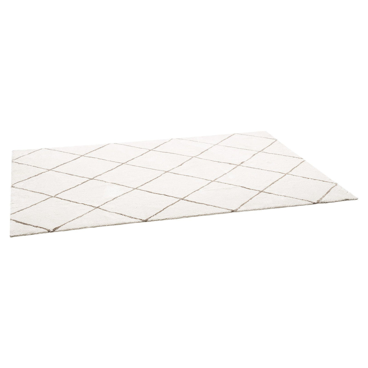 Indoor Plush Area Rugs, 2.44 x 3.05m Plush Carpet, Area Rugs Furry with Long Plushs Pile, Thick & Durable High-Pile Rug for High-Traffic Areas, Bedroom, Non-Shedding & Non-Slip Backing, Beige