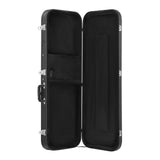 VEVOR Electric Guitar Hard Case, 1095 mm Rectangular Guitar Hard Case, With Lock Latch Keys Handle, PVC Padding Soft Lining Water-Resistant Hard Shell Guitar Cases, for 990 mm Electric Guitars, Black