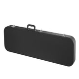 VEVOR Electric Guitar Hard Case, 1095 mm Rectangular Guitar Hard Case, With Lock Latch Keys Handle, PVC Padding Soft Lining Water-Resistant Hard Shell Guitar Cases, for 990 mm Electric Guitars, Black
