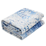 VEVOR Area Rug, 1524x2133.6mm Large Washable Rug, Non-Slip and Tear-Resistant Soft Carpet, Pet & Child Friendly Modern Area Rugs, Indoor Mat for Bedroom, Office, Living Room, Kids Room, Entryway, Blue
