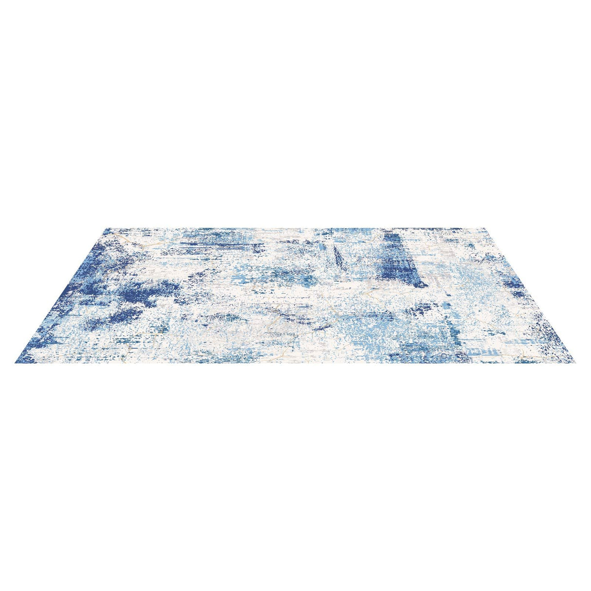 VEVOR Area Rug, 1524x2133.6mm Large Washable Rug, Non-Slip and Tear-Resistant Soft Carpet, Pet & Child Friendly Modern Area Rugs, Indoor Mat for Bedroom, Office, Living Room, Kids Room, Entryway, Blue