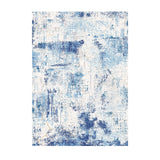VEVOR Area Rug, 1524x2133.6mm Large Washable Rug, Non-Slip and Tear-Resistant Soft Carpet, Pet & Child Friendly Modern Area Rugs, Indoor Mat for Bedroom, Office, Living Room, Kids Room, Entryway, Blue