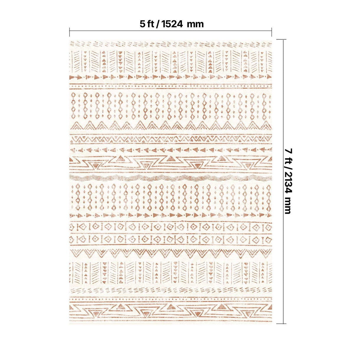 VEVOR Area Rug, 1524x2133.6mm Large Washable Rug, Non-Slip Tear-Resistant Soft Carpet, Pet & Child Friendly Modern Area Rugs, Indoor Mat for Bedroom, Office, Living Room, Kids Room, Entryway, Beige