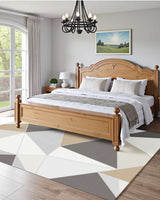 VEVOR Area Rug, 1524x2133.6mm Large Washable Rug, Non-Slip Tear-Resistant Soft Carpet, Pet & Child Friendly Modern Area Rugs, Indoor Mat for Bedroom, Living Room, Kids Room, Entryway, Charcoal Gray