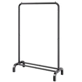 Clothes Rack, Heavy Duty Clothing Garment Rack with Hanging Rod and Bottom Storage Area, Clothing Rack for Bedroom Guest Room