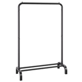 Clothes Rack, Heavy Duty Clothing Garment Rack with Hanging Rod and Bottom Storage Area, Clothing Rack for Bedroom Guest Room