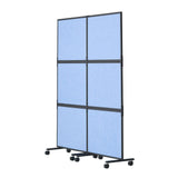 Acoustic Room Divider Partition Panel Privacy Screen 2 Pack Indigo Blue