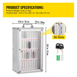 Cell Phones Storage Cabinet Clear Pocket Chart Storage Locker Box 36 Slots