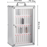 Cell Phones Storage Cabinet Clear Pocket Chart Storage Locker Box 36 Slots