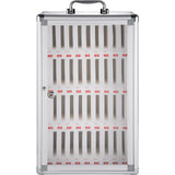Cell Phones Storage Cabinet Clear Pocket Chart Storage Locker Box 36 Slots