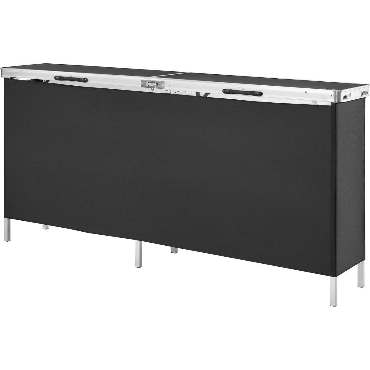 VEVOR Extra Long Folding Portable Bar Table - Tradeshow Podium Table for Indoor