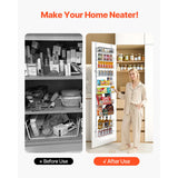 10-Tier Over the Door Pantry Organizer Hanging Storage Rack Adjustable