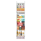 10-Tier Over the Door Pantry Organizer Hanging Storage Rack Adjustable