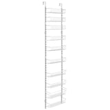 10-Tier Over the Door Pantry Organizer Hanging Storage Rack Adjustable