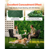 Artificial Grass Wall Panels, 12 PCS 20 x 20 inch, 3D Combination Greenery Boxwood Panel for Indoor Outdoor Green Decor & Ivy Fence Covering, Privacy Backdrop Wall Hedge Screen for Garden
