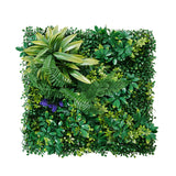 Artificial Grass Wall Panels, 12 PCS 20 x 20 inch, 3D Combination Greenery Boxwood Panel for Indoor Outdoor Green Decor & Ivy Fence Covering, Privacy Backdrop Wall Hedge Screen for Garden