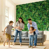 Artificial Grass Wall Panels, 12 PCS 20 x 20 inch, 3D Combination Greenery Boxwood Panel for Indoor Outdoor Green Decor & Ivy Fence Covering, Privacy Backdrop Wall Hedge Screen for Garden