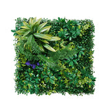 Artificial Grass Wall Panels, 8 PCS 20 x 20 inch, 3D Combination Greenery Boxwood Panel for Indoor Outdoor Green Decor & Ivy Fence Covering, Privacy Backdrop Wall Hedge Screen for Garden