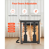 Pilates Chair, Split-Pedal Stability Combo Chairs with Handles, Rubber Wood Frame Yoga Fitness Trainer, Exercise Reformer, Pilates Resistance-Workout Equipment, for Home Gym Studio Workout