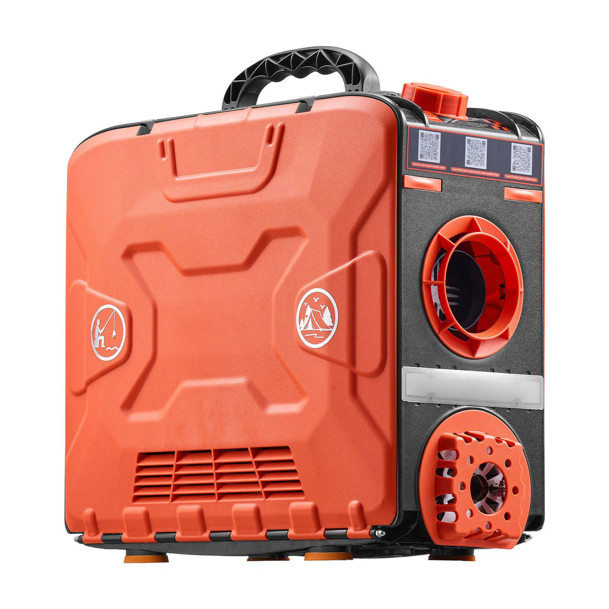 Diesel Heater, 8KW, DC 12V, All in One Portable Diesel Air Heater with Bluetooth APP Control, Remote Control and LCD Screen, 4.5 L Fuel Tank for Vehicles, Vans, RVs, Campers, and Garages