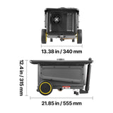 Diesel Heater, 8KW, DC 12V/24V, All in One Portable Diesel Air Heater with Bluetooth APP Control, Remote Control and LCD Screen, Trolley Design, 5 L Fuel Tank for Trucks, Vans, RVs, Campers