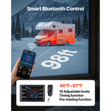 Diesel Heater, 8KW, DC 12V/24V, All in One Portable Diesel Air Heater with Bluetooth APP Control, Remote Control and LCD Screen, 5 L Fuel Tank for Trucks, Vans, RVs, Campers, and Garages