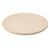 Pizza Stone, 381 mm Round Cordierite Pizza Stone, Extra Large Baking-Stone with Aluminum Peel, 17 mm Thickness Heat-Resistant Cooking Cordierite, for Kitchen Oven, Baking Pizzas, BBQ Grilling