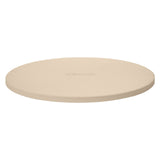 Pizza Stone, 381 mm Round Cordierite Pizza Stone, Extra Large Baking-Stone with Aluminum Peel, 17 mm Thickness Heat-Resistant Cooking Cordierite, for Kitchen Oven, Baking Pizzas, BBQ Grilling
