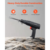 Air Hammer, 2500-2700BPM Pneumatic Hammer with 70mm Stroke & 4PCS 170mm Long Barrel Chisels, Pistol-Grip Compact Air Chisel Pneumatic Shovel Tool for Cutting Scraping Demolishing