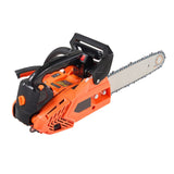 25 cc Gas Chainsaw, 305 mm Gas Powered Chainsaw, 0.75 kW Power Chain Saw with Non-Slip Handle, Gas-Powered Chainsaws with Dual Fuel Tanks, For Wood Cutting, Tree Trimming, and Land Clearing