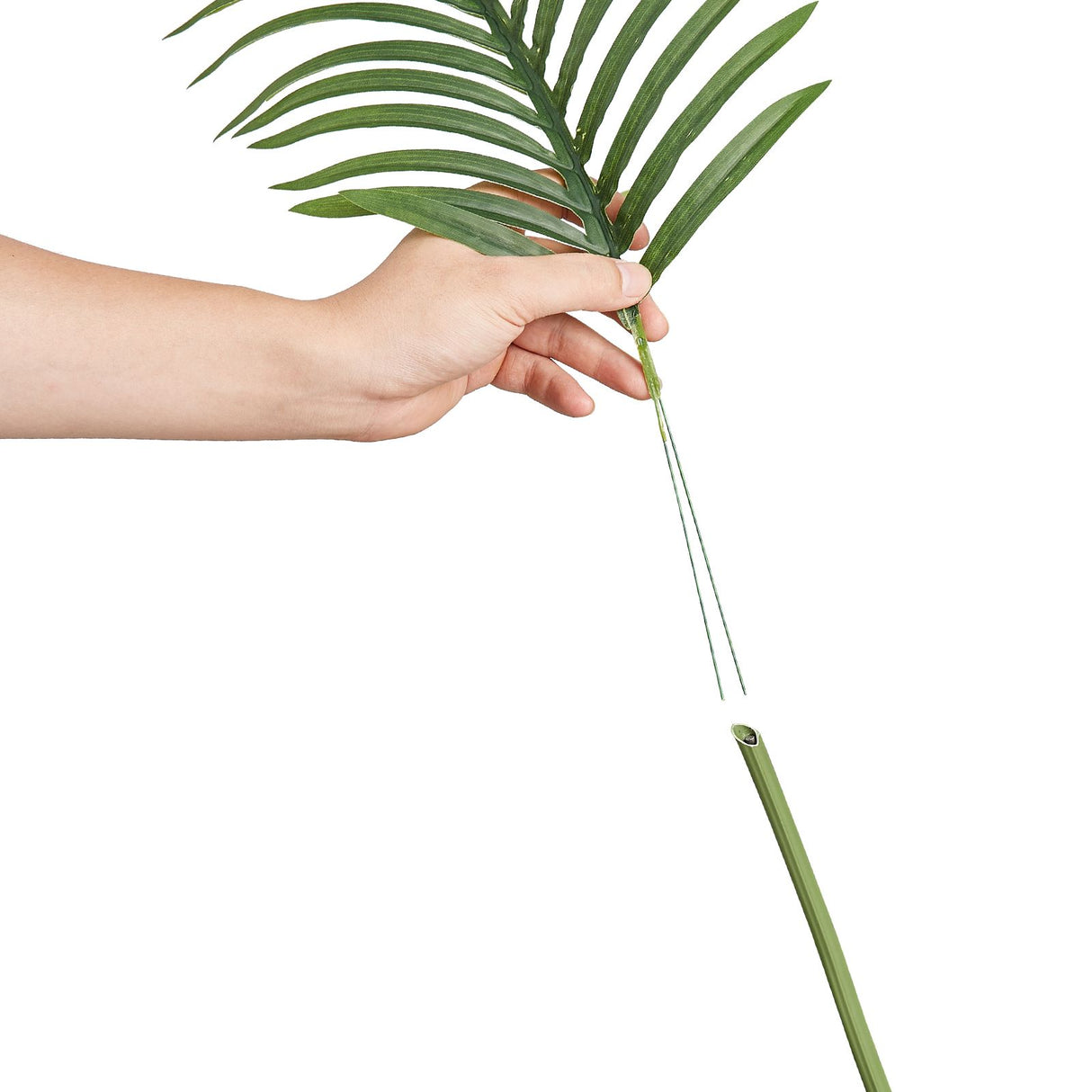 Artificial Palm Tree, 1.8mTall Faux Plant, Secure PE Material & Anti-Tip Tilt Protection Low-Maintenance Plant, Lifelike Green Fake Tree for Home Office Warehouse Decor Indoor Outdoor