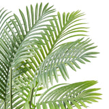 Artificial Palm Tree, 1.8mTall Faux Plant, Secure PE Material & Anti-Tip Tilt Protection Low-Maintenance Plant, Lifelike Green Fake Tree for Home Office Warehouse Decor Indoor Outdoor