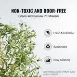 Artificial Olive Tree, 15.2cm Tall Faux Plant, Secure PE Material & Anti-Tip Tilt Protection Low-Maintenance Plant, Lifelike Green Fake Potted Tree for Home Office Warehouse Decor Indoor Outdoor