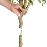 Artificial Olive Tree, 15.2cm Tall Faux Plant, Secure PE Material & Anti-Tip Tilt Protection Low-Maintenance Plant, Lifelike Green Fake Potted Tree for Home Office Warehouse Decor Indoor Outdoor