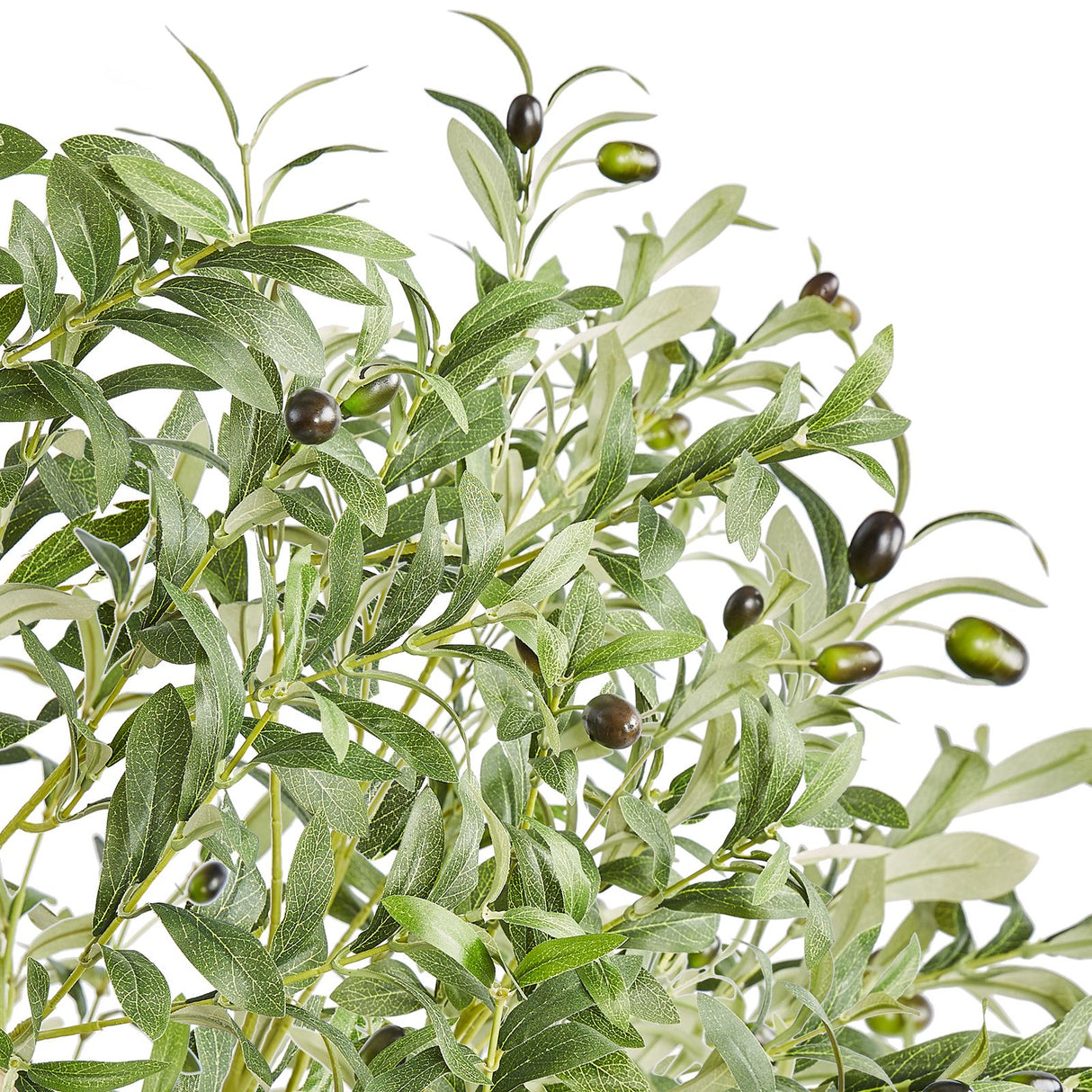 Artificial Olive Tree, 15.2cm Tall Faux Plant, Secure PE Material & Anti-Tip Tilt Protection Low-Maintenance Plant, Lifelike Green Fake Potted Tree for Home Office Warehouse Decor Indoor Outdoor