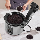 Commercial Rice Cooker, 45-Cup Rice Cooker, 9 Liter Large Rice Cooker and Warmer with Nonstick Inner Pot, Fast Cooking and 12-Hour Keep Warm, with Rice Cup and Paddle, for Restaurant