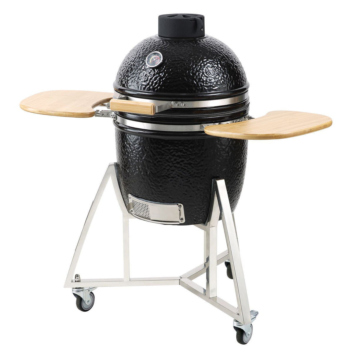 VEVOR Portable Charcoal Grill, Propane Gas Grills with Cover and Cart