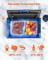 Portable Car Refrigerator Freezer Compressor 20L Single Zone for Car Home
