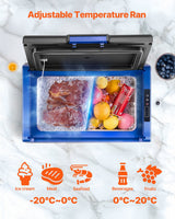 Portable Car Refrigerator Freezer Compressor 35L Single Zone for Car Home